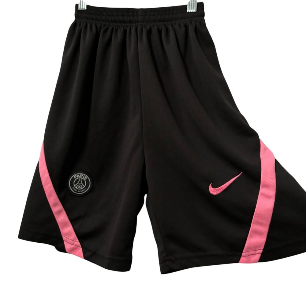 Nike Shorts Paris Saint Germain Soccer Short Black Pink Kids Size Small